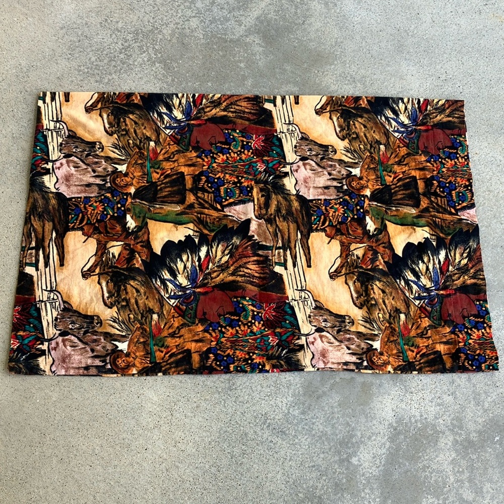 Southwestern Cowboy Cotton Pillowcase